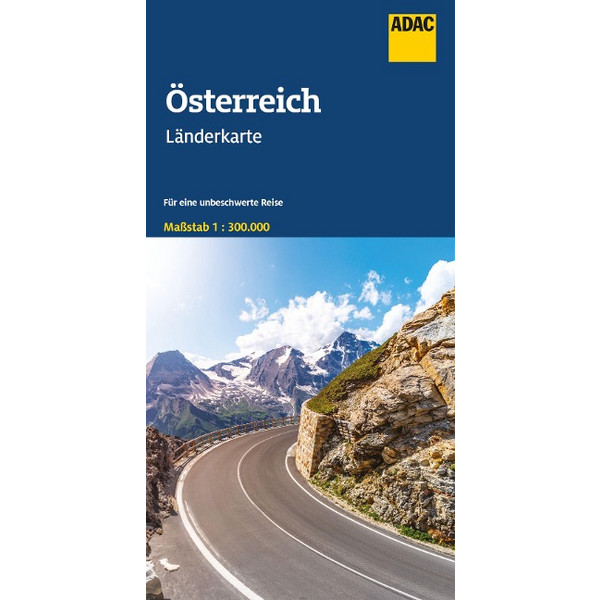 LÄNDERKARTE ÖSTERREICH 1:300.000 - Straßenkarte