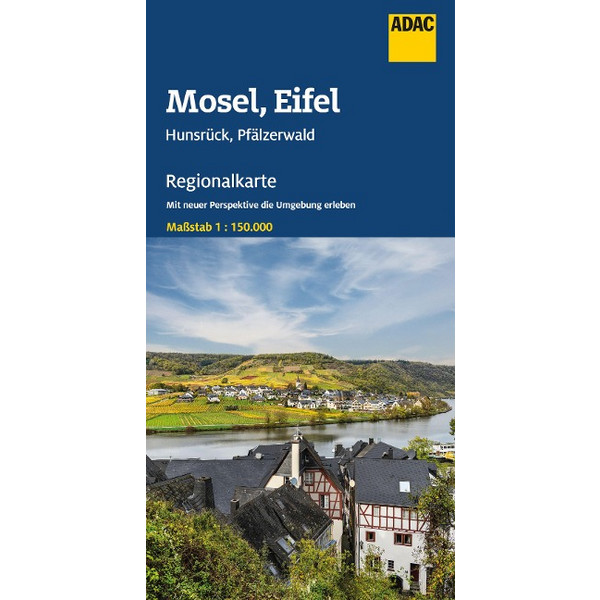REGIONALKARTE 11 MOSEL, EIFEL, HUNSRÜCK, PFÄLZERWALD - Straßenkarte