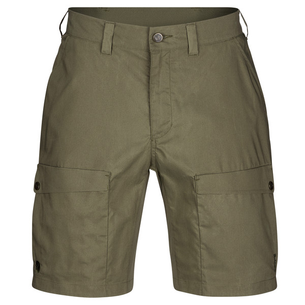ABISKO HYBRID TRAIL SHORTS M Herren - Shorts-LAUREL GREEN
