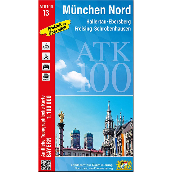 MÜNCHEN NORD (AMTLICHE TOPOGRAPHISCHE KARTE) - Wanderkarte