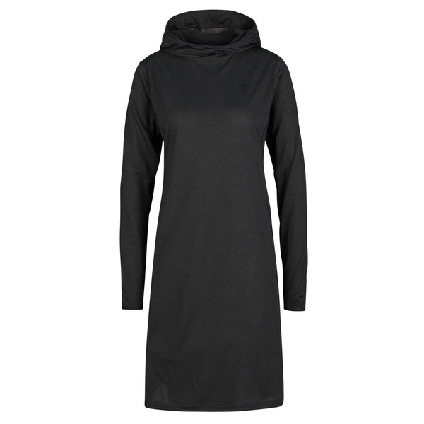 ABISKO SUN-HOODIE DRESS W Damen - Kleid-BLACK