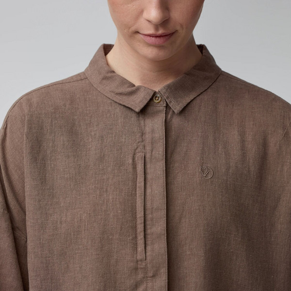 Fjällräven ÖVIK HEMP CAMP SHIRT SS W Damen - Outdoor Bluse Ansicht 8