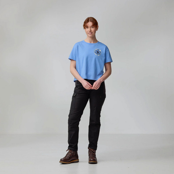 Fjällräven FJÄLLBLOMSTER LOGO T-SHIRT W Damen - T-Shirt Ansicht 4