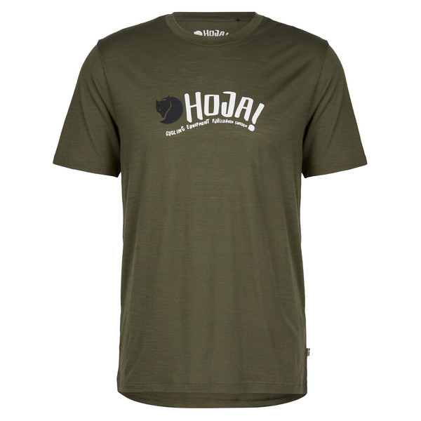 HOJA WOOL T-SHIRT M Herren - T-Shirt-LAUREL GREEN