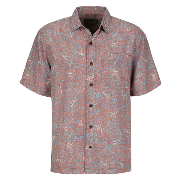 M CAMINO PUCKER S/S Herren - Outdoor Hemd-MAHOGANY KAYAKER PT