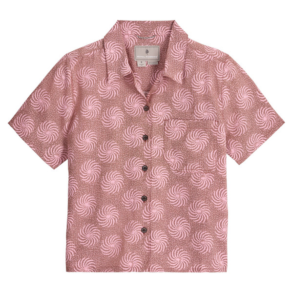 W CAMINO PUCKER S/S Damen - Outdoor Hemd-MAHOGANY RAY PT