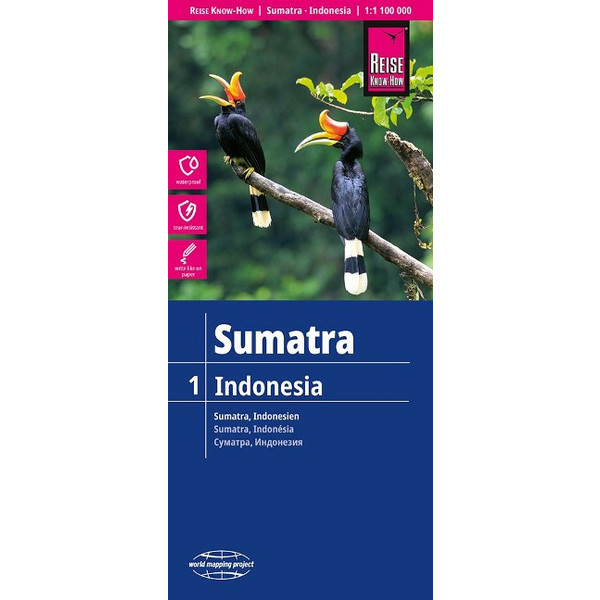 KNOW-HOW LANDKARTE SUMATRA (1:1.100.000) - INDONESIEN - Straßenkarte