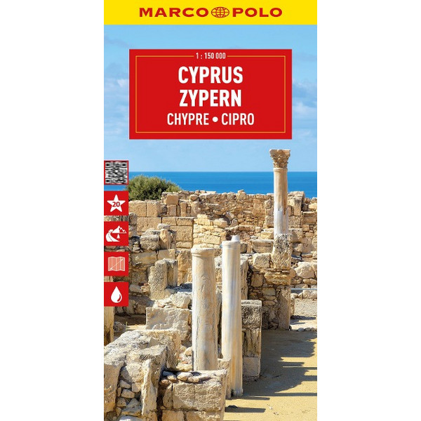 MARCO POLO REISEKARTE ZYPERN 1:150.000 - Straßenkarte Ansicht 1
