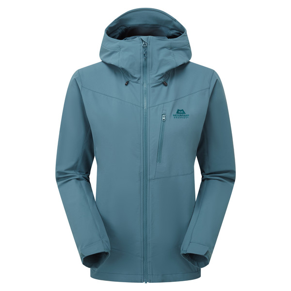 FRONTIER WMNS JACKET Damen - Softshelljacke-INDIAN TEAL