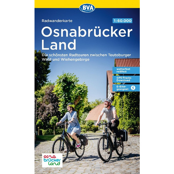 BVA RADWANDERN IM OSNABRÜCKER LAND 1:60.000 - Fahrradkarte