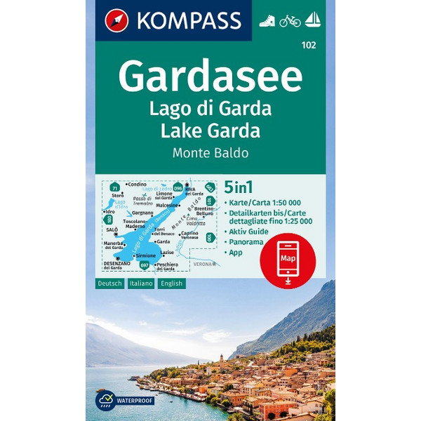 WANDERKARTE 102 GARDASEE