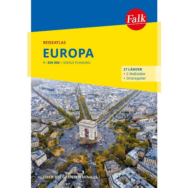 REISEATLAS EUROPA 1:800.000 - Straßenkarte