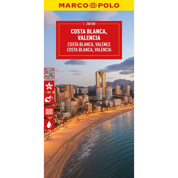 POLO REISEKARTE COSTA BLANCA 1:200.000 - Straßenkarte