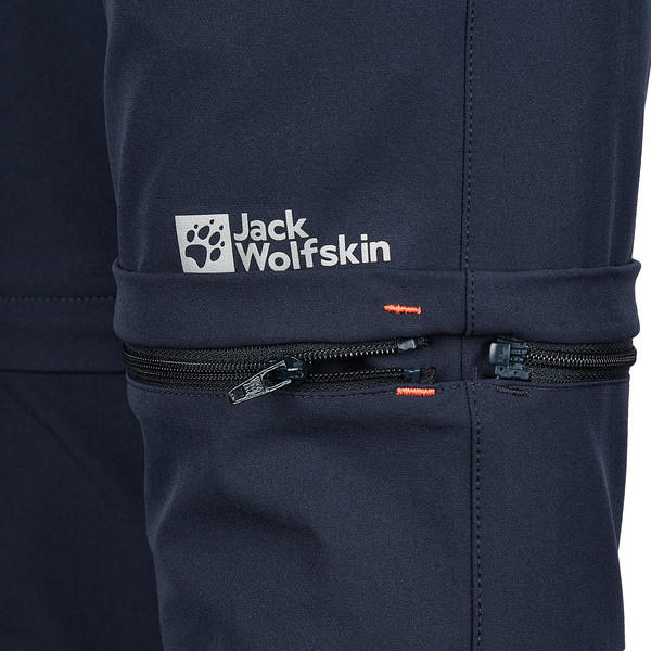 Jack Wolfskin ACTIVE ZIP OFF PANTS K Kinder - Softshellhose Ansicht 4