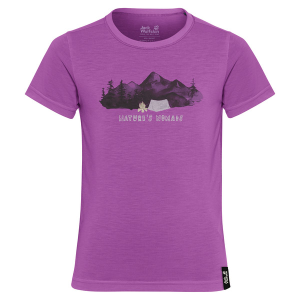 HIKING GRAPHIC T KIDS Kinder - Funktionsshirt-PRINT FREESIA