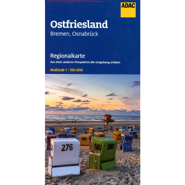 REGIONALKARTE 04 OSTFRIESLAND 1:150.000 - Straßenkarte