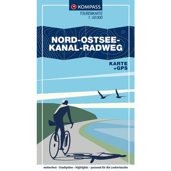 FAHRRAD-TOURENKARTE NORD-OSTSEE-KANAL-RADWEG