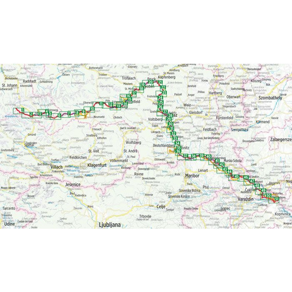 MUR-RADWEG - Radwanderführer Ansicht 2