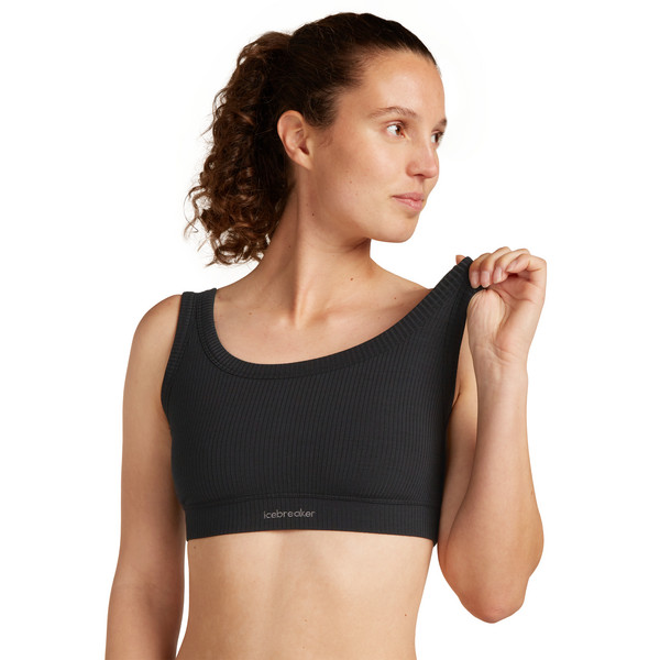 Icebreaker WOMEN MERINO BLEND RIB LOTUS BRA Damen - Sport BH Ansicht 7