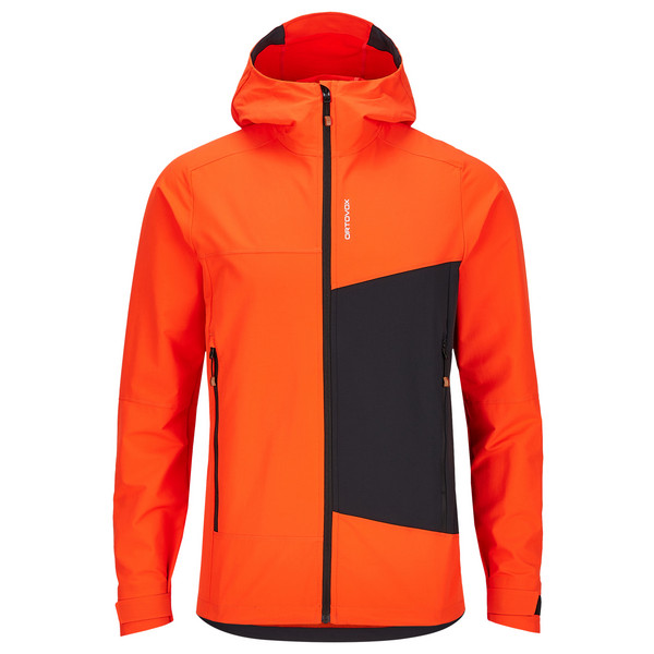 SECEDA SOFTSHELL JACKET M Herren - Softshelljacke-HOT ORANGE