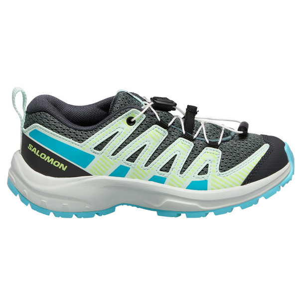 XA PRO V8 Kinder - Trailrunningschuhe-NORTH ATLANTIC / METAL / BLUE CURACAO