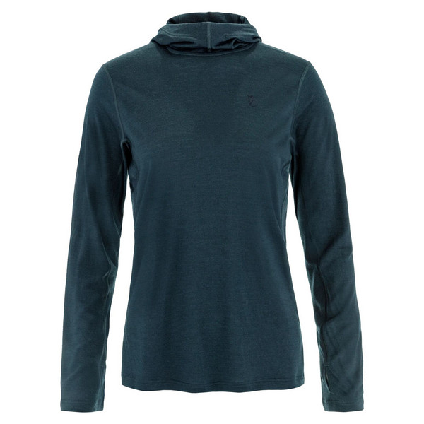 ABISKO WOOL HOODIE W Damen - Hoodie-DARK NAVY