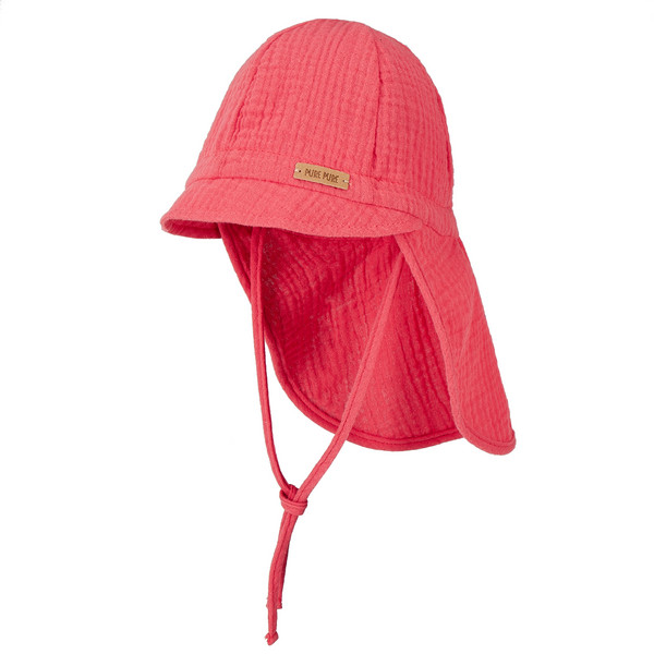 Pure Pure by Bauer NACKENSCHUTZ MULL UV Kinder - Sonnenhut Ansicht 1