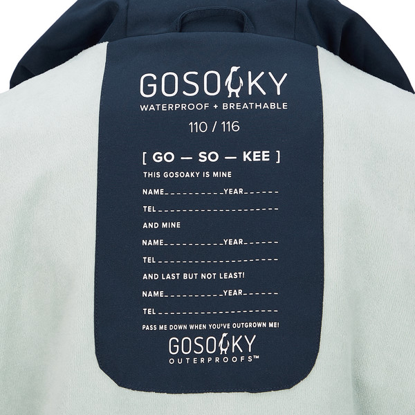Gosoaky BLUE BIRD Kinder - Regenjacke Ansicht 6