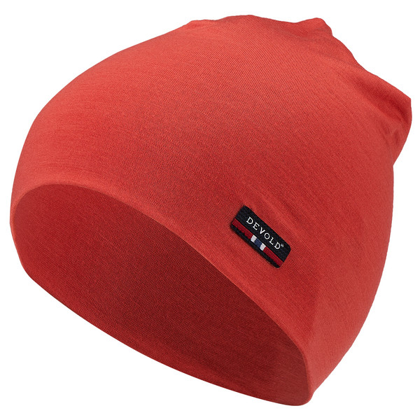 BREEZE MERINO 150 BEANIE Unisex - Wollmütze-CORAL