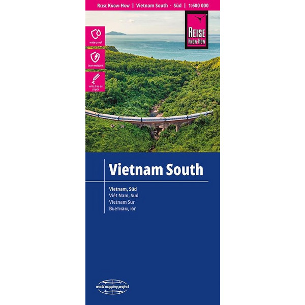 KNOW-HOW LANDKARTE VIETNAM SÜD (1:600.000) - Straßenkarte