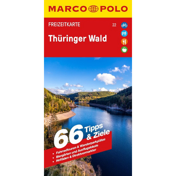 POLO FREIZEITKARTE 22 THÜRINGER WALD 1:100.000