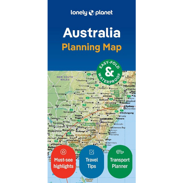 PLANET AUSTRALIA PLANNING MAP - Straßenkarte