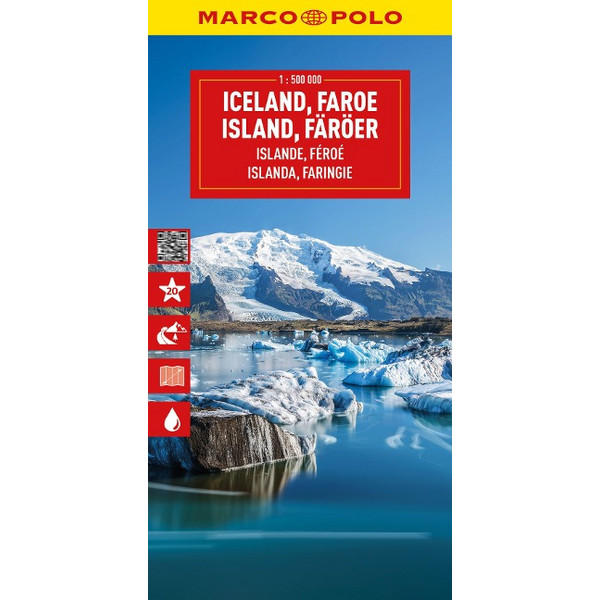 POLO REISEKARTE ISLAND 1:500.000 - Straßenkarte