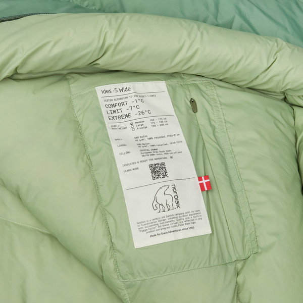 Nordisk IDES -5° WIDE SLEEPING BAG - Daunenschlafsack Ansicht 7