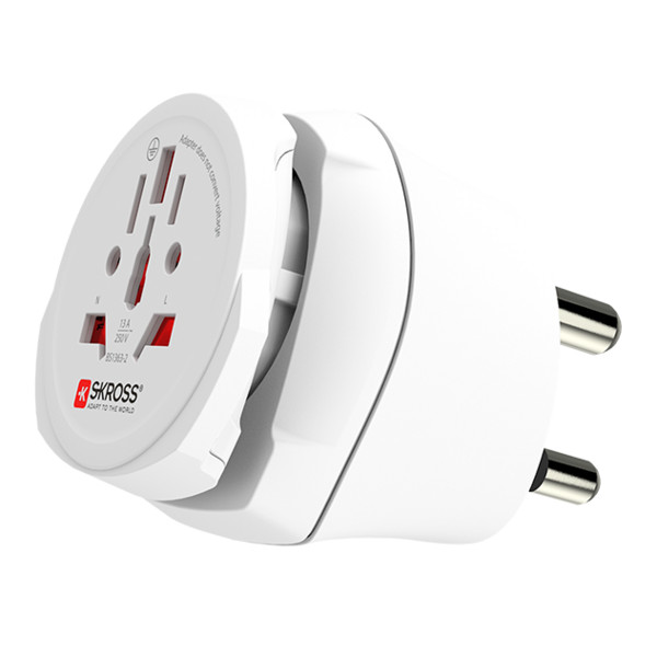 Skross COMBO WORLD TO EU + ZA - Reisestecker Ansicht 1
