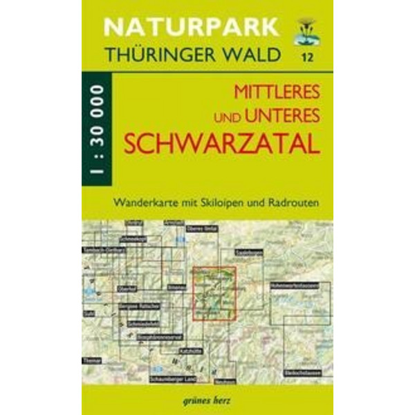 WANDERKARTE MITTLERES/UNTERES SCHWARZATAL Ansicht 1