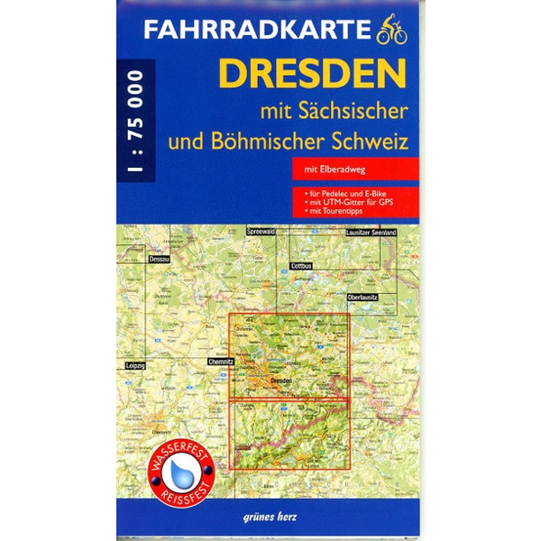 DRESDEN - Fahrradkarte