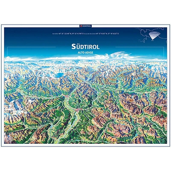 PANORAMA-POSTER SÜDTIROL, ALTO ADIGE - Poster