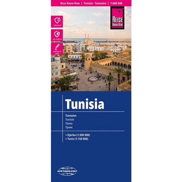 KNOW-HOW LANDKARTE TUNESIEN / TUNISIA (1:600.000) - Straßenkarte
