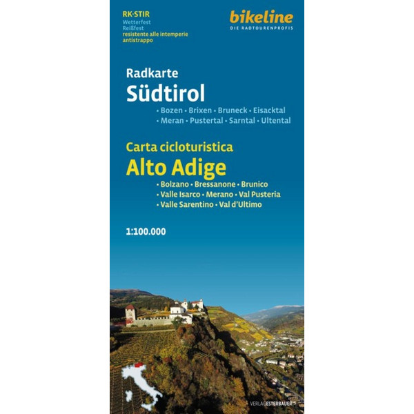 SÜDTIROL - Fahrradkarte