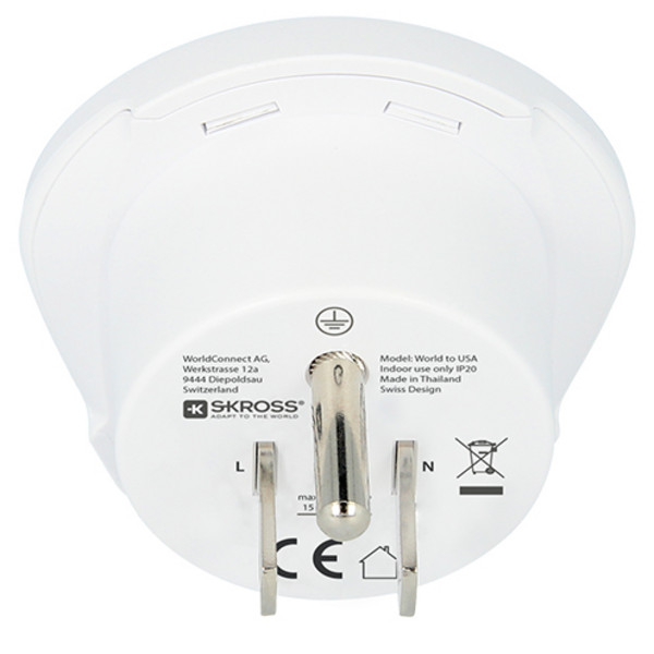 Skross WORLD TO US - Reisestecker Ansicht 4