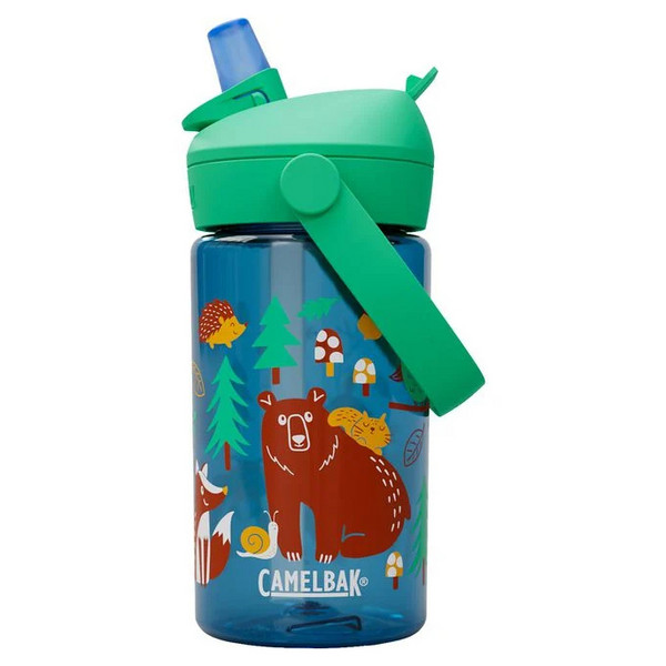 THRIVE FLIP STRAW KIDS Kinder - Trinkflasche-FRIENDLY FOREST