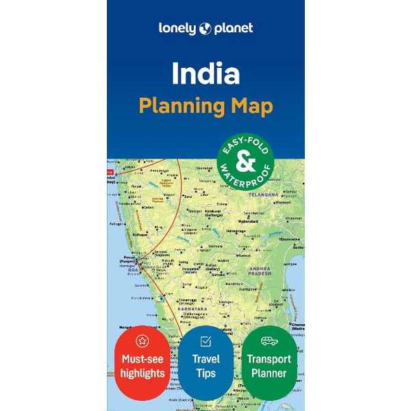 PLANET INDIA PLANNING MAP - Straßenkarte