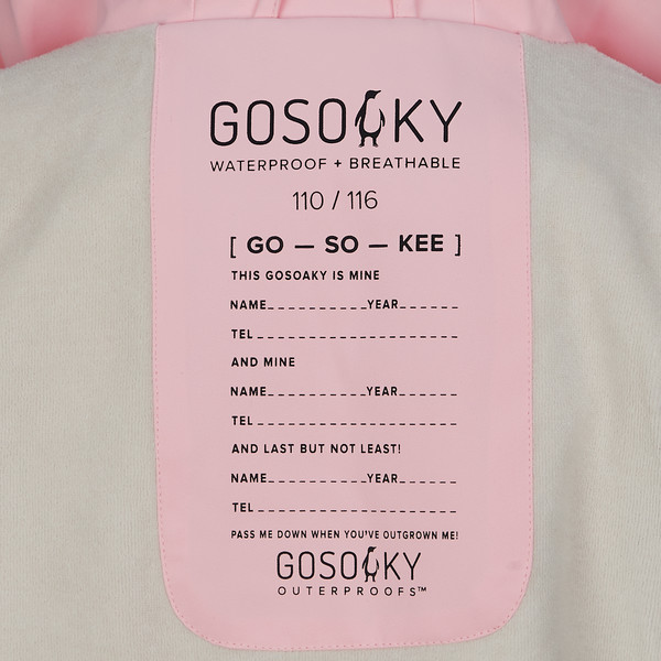 Gosoaky BLUE BIRD Kinder - Regenjacke Ansicht 6