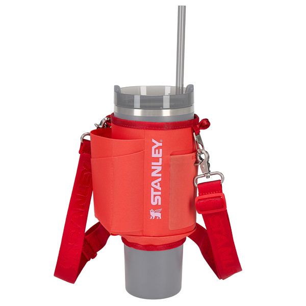 THE QUENCHER 40OZ CARRY-ALL - Umhängetasche-HOT CORAL