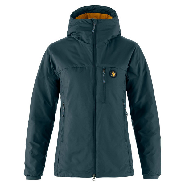 BERGTAGEN 60 INSULATION JKT W Damen - Isolationsjacke-MOUNTAIN BLUE-MUSTARD YELLOW