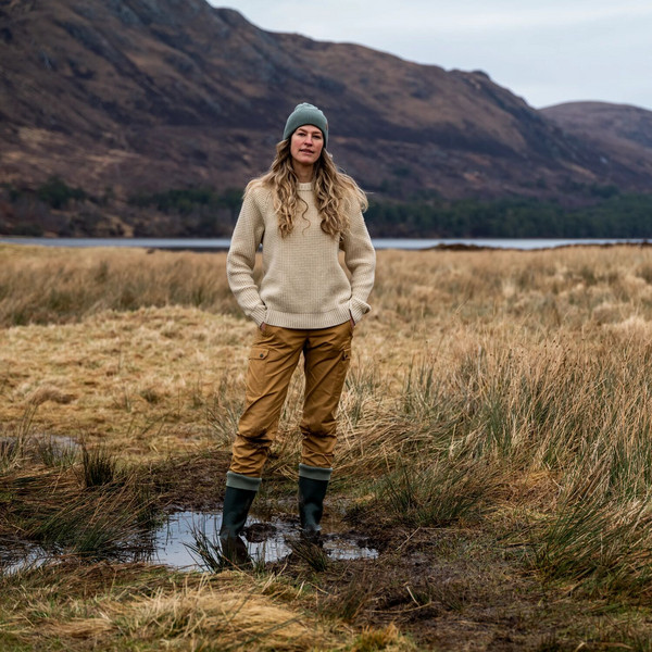 Fjällräven ÖVIK WAFFLE KNIT W Damen - Wollpullover Ansicht 9