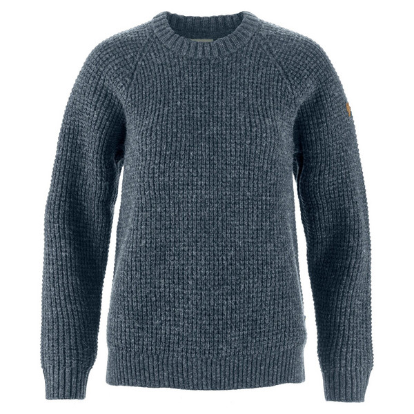 ÖVIK WAFFLE KNIT W Damen - Wollpullover-NAVY