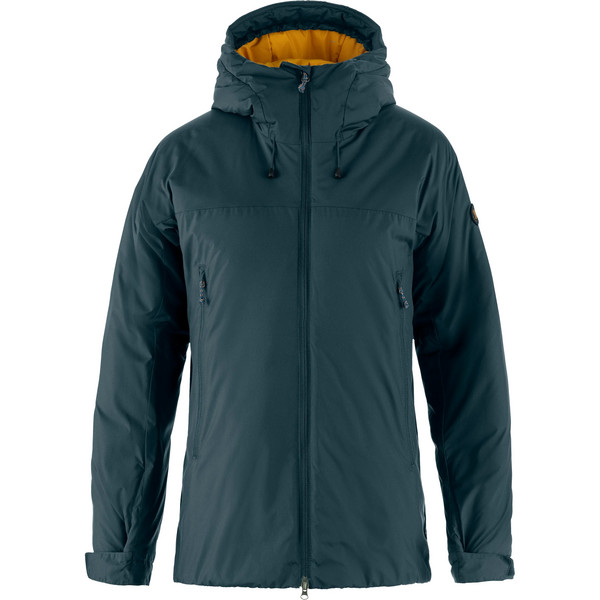 BERGTAGEN 130 INSULATION JKT W Damen - Isolationsjacke-MOUNTAIN BLUE-MUSTARD YELLOW