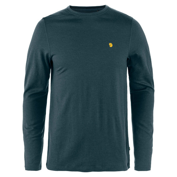 BERGTAGEN MERINO 190 LS M Herren - Baselayer-Shirt-MOUNTAIN BLUE